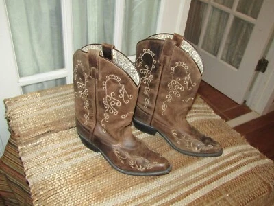 Botas vaqueras Smoky Mountain Jolene 3754Y juveniles talla 4,5 cuero marrón Foto 1 de 4