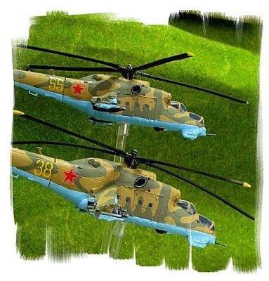 ¡Pintado! - Soviet Mi-24 Hind Company (2 Helos) 15 mm WW3 Team Yankee Foto 1 de 2