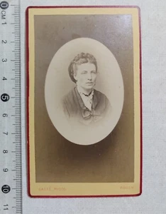 75625 Foto d'epoca 201 fine '800 - Ritratto donna - Basté fhoto - Rouen 1877 - Picture 1 of 4