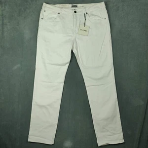 NEW DL1961 Ultimate Jean Men 40x32 Blank White Nick Slim Straight NWT $208 *Spot - Picture 1 of 13