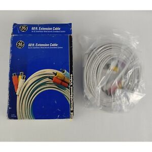 GE 60 FT Extension Cable SmartHome Wired Security Surveillance Systems