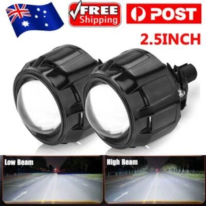2X H4 H7 Headlight 2.5" Bi-Xenon Projector Lens Hi-Lo100W 20000LM Retrofit Kit - Picture 1 of 15