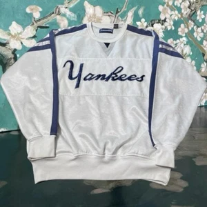 80s starter X New York Yankees MLB Baseball Sweater - Picture 1 of 5
