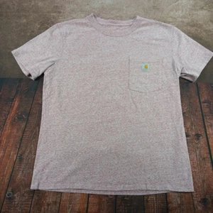 Carhartt Original Fit T-Shirt Boy Kids Youth Tee Top Shirt Sz Large (12/14) Red - Picture 1 of 8