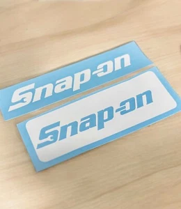 (2) Snap On Tools Premium Vinyl Decal Toolbox, Car, Laptop, Window 6" wide - Picture 1 of 3