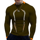 Men Quick Dry Rash Guard Top Long Sleeve Athletic Shirts Tee Gym Sports T-Shirt?