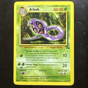 Pokémon TCG Arbok Fossil 31/62 Regular Unlimited Uncommon - Bild 1 von 3