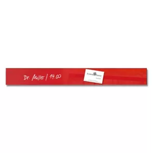Glas-Magnetboard 139 55x6,5 cm Rot Memoboard Glastafel Glasboard Magnetisch - Bild 1 von 1