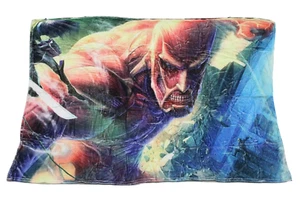 Attack On Titan Fleece Throw Blanket Anime Ultra Soft 40x50 in New - Picture 1 of 4
