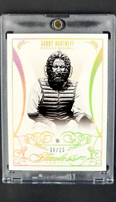 2014 Flawless National Treasures #33 Gabby Hartnett HOF /20 Real Diamond in Card - Image 1 of 4