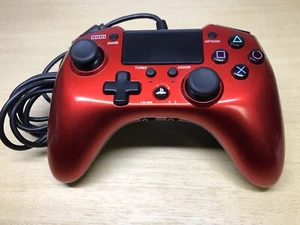 Hori FPS Plus Rot PS4 PS3 PC Wired Controller Getestet -EU VERKÄUFER- Turbo - Bild 1 von 9