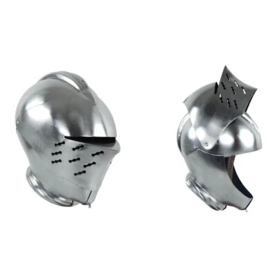 Tudor 16th Century Armet - 18 Gauge Steel Gift for Coseplay & Halloween - Image 1 of 3