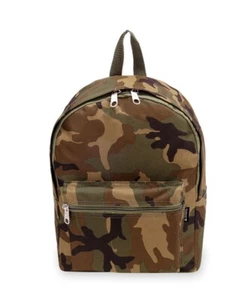 Everest Unisex Basic 15" BACKPACK CAMOUFLAGE - Picture 1 of 4