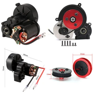 Transmission Center Gearbox Motor Assembly For 1/10 RC Axial SCX10 90046 90047 - Picture 1 of 11