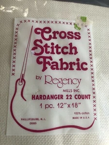 Regency Kreuzstich Stoff 6 Pakete 12"x18" Creme- und Weißtöne (neu) - Bild 1 von 3