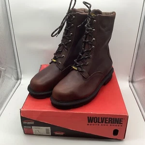 Wolverine 8 Zoll Herren 14D Arbeitsstiefel Fusion Stahl Zehenpartie Met Guard EH 01664 NOS - Bild 1 von 17
