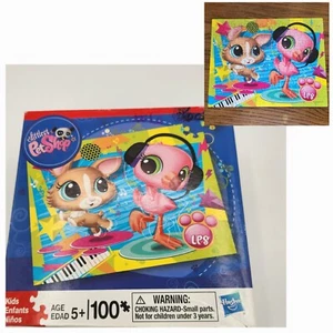 Littlest Pet Shop 100 Pc Puzzle Rosy Flamingo Dog Ages 5+ 2011 COMPLETE 13x10in - Picture 1 of 8