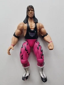 Jakks Pacific WWF Superstars 1997 Bret Hitman Hart (vest and no glasses) RARE  - Picture 1 of 2