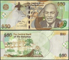 Bahamas P75 B342 50 Dollars 2006 UNC Banknote F Prefix @ Ebanknoteshop