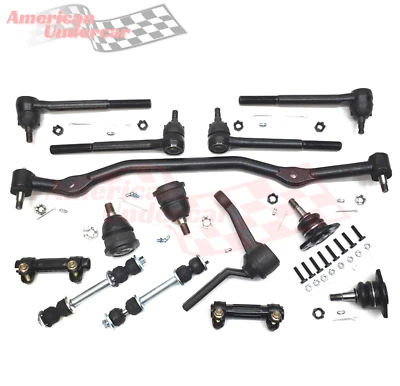 HD Ball Joint Center Link Tie Rod Idler Arm Kit Buick Chevy Olds Pontiac 68 - 70 - Image 1 of 4