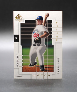 2000 SP Authentic ERIC GAGNE /2500 Future Watch Rookie Insert Card #116 Dodgers