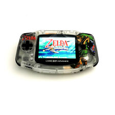 Consola Zelda Clear Game Boy Advance GBA con retroiluminación iPS LCD MOD retroiluminada