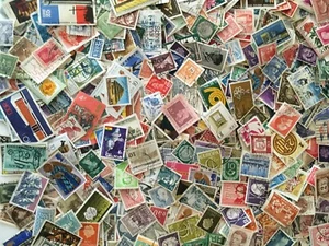500 SELLOS en todo el mundo - Fuera de papel - USADOS - Duplicación menor - Sin buscar - Imagen 1 de 10
