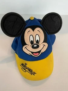 Youth Mickey mouse with ears baseball hat cap cotton Walt Disneyworld Adjustable - Picture 1 of 4