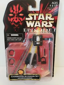 Hasbro: 1998 Star Wars Episodio 1: Juego de accesorios submarinos nuevo en paquete - Imagen 1 de 4