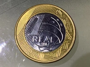 Brazil 1 Real 2007 Circulated - Picture 1 of 2