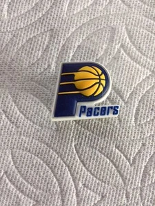INDIANA PACERS JIBBITZ NBA JIBBITZ INDIANA PACERS SHOE CHARM NBA SHOE CHARM - Picture 1 of 1