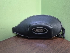 Vintage Genuine Black Leather Wind Riders Riding Motorcycle Glasses Case Read  - Picture 1 of 10