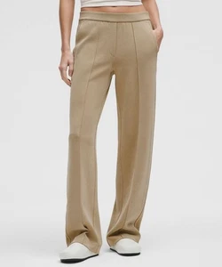 Pantalón para mujer Lululemon beige Softstreme Pintuck tiro medio en roble transparente talla M - Imagen 1 de 13