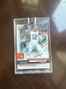 2025 Panini Rookie Shedeur Sanders Browns Debut Preseason Auto /99 - Picture 1 of 10