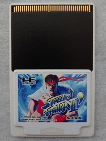 PC Engine Street Fighter 2 Dash Street Fighter II Dash HuCARD Hu Card