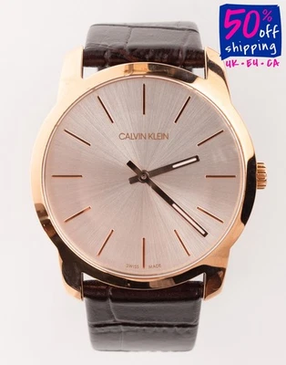 RRP€280 CALVIN KLEIN Analogue Wristwatch Water-Resistant 3 Bar Logo SWISS MADE - Image 1 of 4