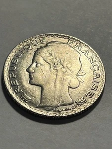 1931 Französisch Indochina 1 Piastre / Silber / ss++ #11198 - Bild 1 von 5