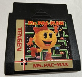 Tengen Ms. Pac-Man Arcade Nintendo NES NTSC-U/C Authentic and Tested 
