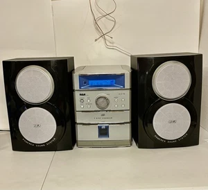 RCA RS2041 CD Stereo System 5-Disc CD Changer AM/FM 2 Model:RS2620  Speaker - Picture 1 of 24