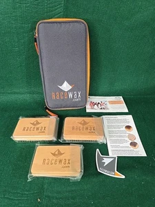 NEW RaceWax Pro Ski Wax Hand Brush Kit: Nylon, HorseHair, Brass - (ZL-6336) - Picture 1 of 7