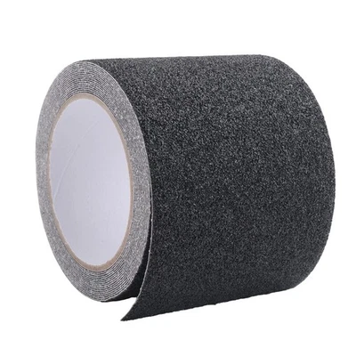 Non-Slip Stair Tape - Indoor & Outdoor  Safety Steps,80 Grit, Black，5m U4W66705 - Bild 1 von 4
