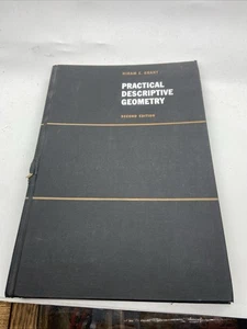 Practical Descriptive Geometry 1965 Hiram E. Grant Mathematics VTG HC Textbook - Bild 1 von 22