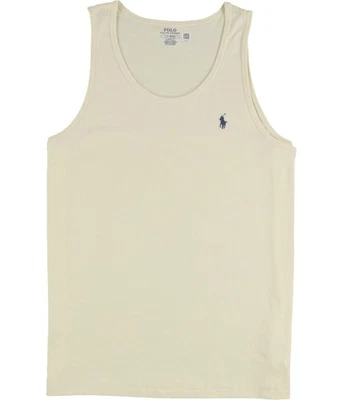 Camiseta sin mangas clásica Ralph Lauren para hombre, blanco roto, grande Foto 1 de 2