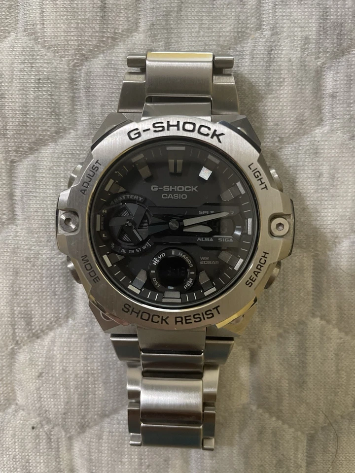 Casio Men's G-Shock G-Steel, GST -Bluetooth connectivity, solar power function - Image 1 of 4
