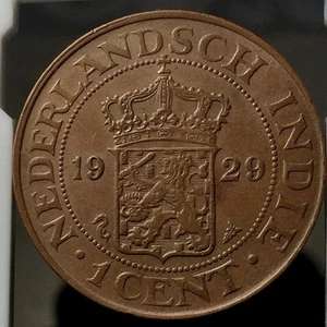 INDIE OLANDESI 1929 1 CENTESIMO KM315 - Foto 1 di 2