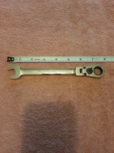 Blue Point By Snap On Tools 14 Mm Reversible Flex Head Combination Ratchet Wrenc - Foto 1 di 14