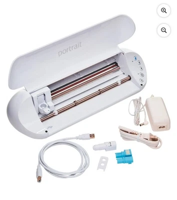 Silhouette Portrait 3 Die Cutting Machine Bluetooth 8" Vinyl Paper New In Box - Image 1 of 4