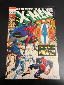 Wowza! X-MEN #63 (1969) ***SIGNIERT VON NEAL ADAMS!*** NM-/9.0 * Wunderschön!* - Bild 1 von 13
