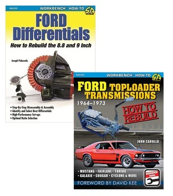 MIDLIFE CLASSIC CARS Ford Differentials Toploader Transmissions 1964-1973 2 Book Set