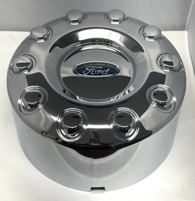 NEW 2017-2024 Ford F-450 F450 F-550 F550 REAR Wheel Chrome Center Hub Cap 10-Lug - Image 1 of 4